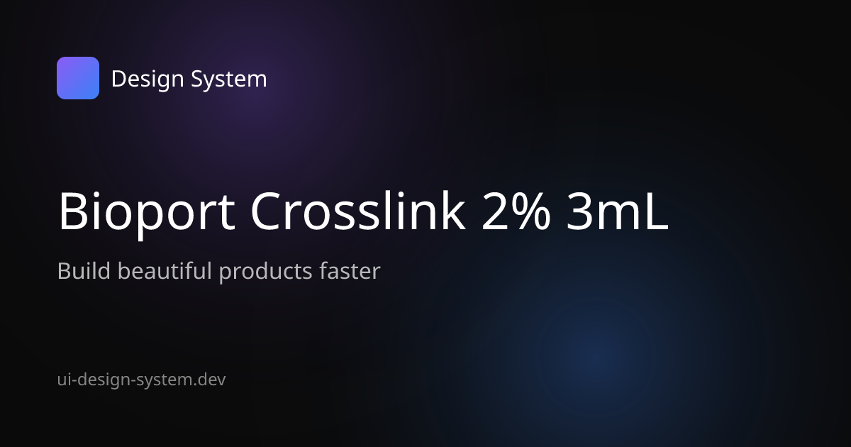 Bioport Crosslink 2% | Pronto Pharma Care